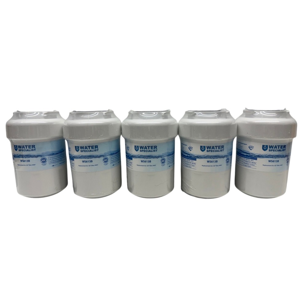 Lot Of 5 Water Specialist Ws613B Refrigerator Water Filter GE MWF Replacement